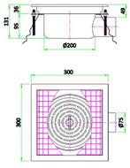 300 Vloerput 300, Ophalen of Verzenden, Nieuw