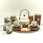 Compleet decoratief Art Deco chocolade/theeservies