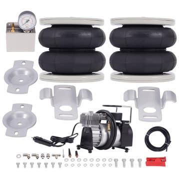 2x achter Luchtvering + 12V Compressor Kit geschikt voor..., Verzenden, Nieuw, Peugeot