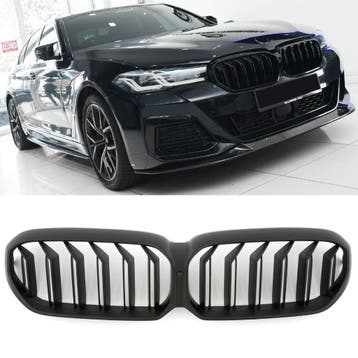Grille Mat zwart geschikt voor BMW 5 Serie G30 G31 LCI |