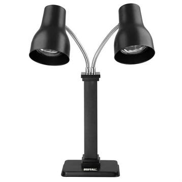 dubbele warmtelamp rvs | verstelbaar | 66x28x66cm  | 2x 250W, Verzenden, Nieuw in verpakking