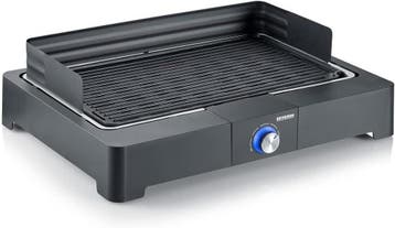 Veelzijdige Severin Tafelgrill - Binnen & Buiten - Retourtje, Ophalen of Verzenden, Vaatwasmachinebestendig, Zo goed als nieuw