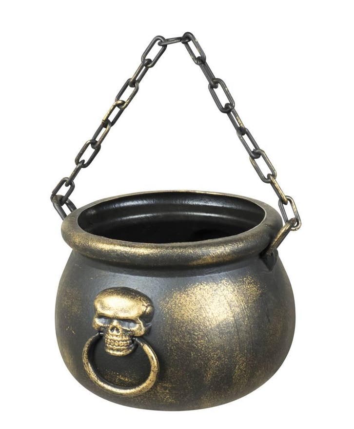 Heksenketel Skull spell (13 x 19 cm), Hobby en Vrije tijd, Feestartikelen, Nieuw, Verzenden