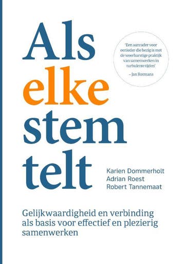 Als Elke Stem Telt | Nieuw, Ophalen of Verzenden, Nieuw, Adrian Roest; Karien Dommerholt; Robert Tannemaat