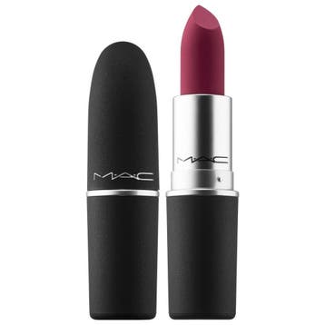 MAC Cosmetics Powder Kiss Burning Love Lipstick - 3g, Ophalen of Verzenden, Nieuw, Lippen, Make-up