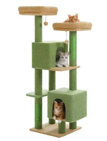 Cactus Krabpaal 133 cm – Kattenboom met Condos en Sisal, Verzenden, Nieuw