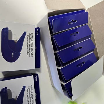 Plus STAPLE FREE STAPLER - Nietmachine zonder nietjes | blau, Ophalen of Verzenden, Nieuw in verpakking