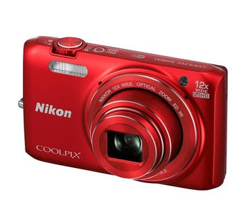 Nikon Coolpix S6800 Digitale Compact Camera - Rood (In doos), Verzenden, Zo goed als nieuw