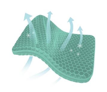 2dekans | Dreamolino SoftSitter Gel Zitkussen - Groen - 42 x, Ophalen of Verzenden, Nieuw