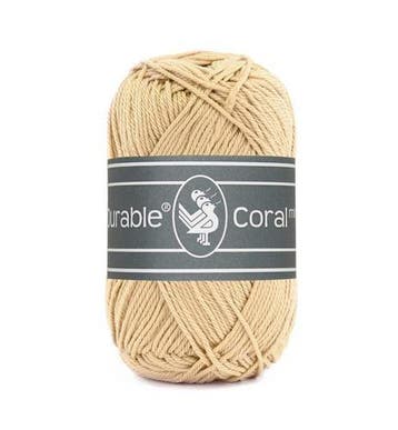 Durable Coral Mini 2208 Sand - Haakgaren / Breigaren, Hobby en Vrije tijd, Ophalen of Verzenden, Nieuw, Breien of Haken, Wol of Garen