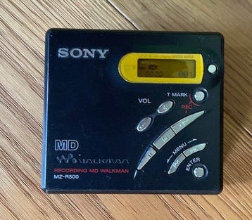 Sony - MZ-R500 Draagbare minidisc speler-recorder, Nieuw
