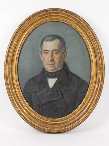 Josep Parera Romero (1830-1902) - Retrato de Caballero, Antiek en Kunst