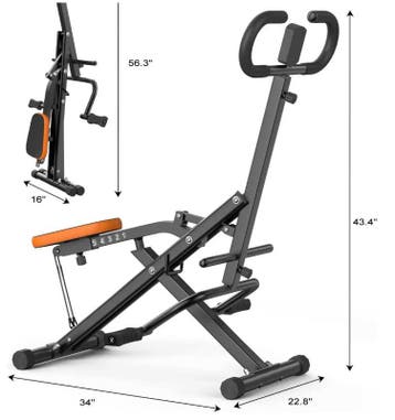 Squat Machine met Weerstandsbanden en LCD Monitor, Verzenden, Nieuw