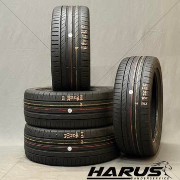 245/45/19 98W Continental zomerbanden 5,7/4,9mm profiel 4X, 19 inch, Ophalen of Verzenden, Band(en), Personenwagen