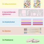 2dekans | Saaf Scrapbook set - Incl. accessoires -, Ophalen of Verzenden, Zo goed als nieuw