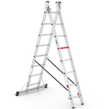 Aanbieding: Reformladder Wixor 2x8 sporten, Doe-het-zelf en Verbouw, Ladders en Trappen, Nieuw