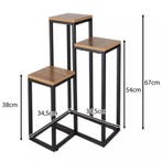 Ruhhy plantenstandaard 67 cm – moderne loft bloemenstanda., Doe-het-zelf en Verbouw, Hout en Planken, Ophalen of Verzenden, Nieuw