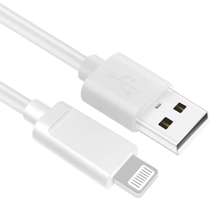 Zazitec® USB-A naar Lightning Kabel – 1 Meter – iPhone &, Computers en Software, Pc- en Netwerkkabels, Nieuw, Ophalen of Verzenden