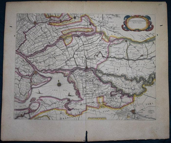 Nederland - Gorinchem. Zuid-Holland / Noord-Brabant; W., Boeken, Atlassen en Landkaarten