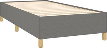 Eenpersoonsbed - Bedframe - 80x200 cm - stof en hout  -, Huis en Inrichting, Verzenden, Nieuw