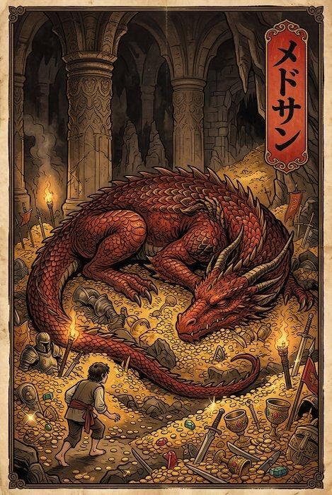 MEDSAN - The Dragons Hoard () - UNIQUE WORK, Antiek en Kunst, Kunst | Designobjecten