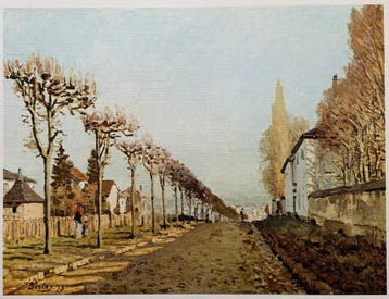 Alfred Sisley (1839-1899) - La Route Vue du Chemin de Sèvres
