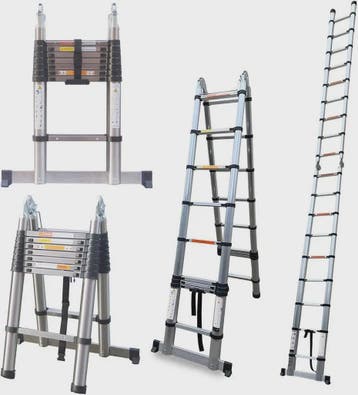 5 Meter Telescopische Ladder - A-Frame & Rechte Ladder - 150, Verzenden, Nieuw