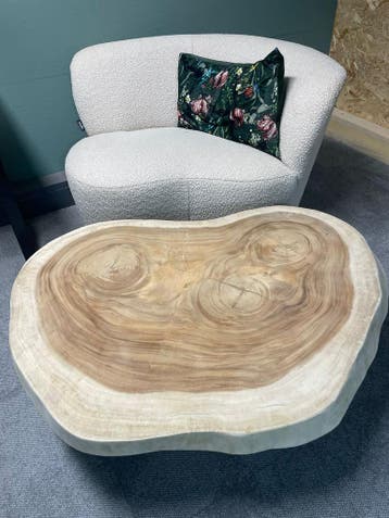 Salontafel Suar ca 106cm bij 70cm, 8cm dik, drie kernen, 100 tot 150 cm, Nieuw, Minder dan 50 cm, 50 tot 100 cm