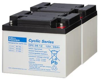 Scootmobiel / Rolstoel Accu set van 2 stuks 12V / 38Ah, Verzenden, Nieuw, Elektrisch