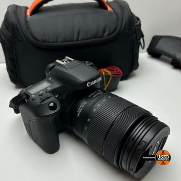 Canon EOS 77D met 18-135mm IS USM Lens, Audio, Tv en Foto, Fotografie | Lenzen en Objectieven, Verzenden, Gebruikt
