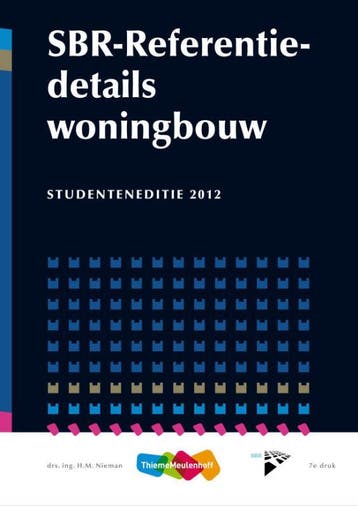 SBR referentiedetails woningbouw Studentenedit 9789006950991, Verzenden, Zo goed als nieuw