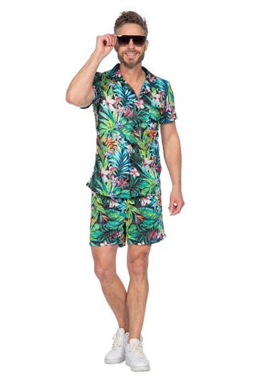 Festival Outfit Hawaii Tropical Heren, Ophalen of Verzenden, Nieuw