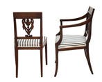 Een set van twaalf eetkamerstoelen, Holland, 19e Eeuw, Gebruikt