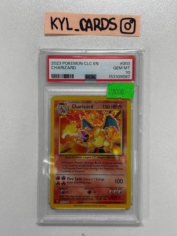 Pokémon - 1 Graded card - Charizard - Charizard Deck Foil -, Nieuw