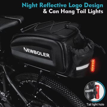 NEWBOLER Fietstas Grote Capaciteit Waterdicht Hard Shell Ach, Fietsen en Brommers, Fietsaccessoires | Fietstassen, Verzenden, Nieuw