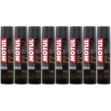 Motul A2 Air Filter Oil Spray 8 X 400Ml, Verzenden
