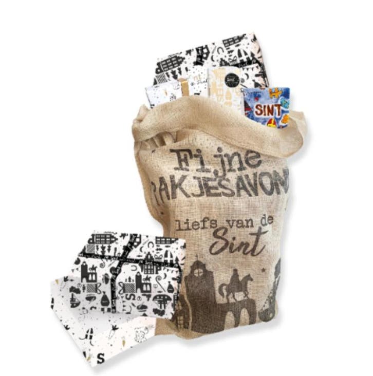 Jute Sintzak (Sinterklaas, Speciale Momenten), Diversen, Sinterklaas, Nieuw, Ophalen of Verzenden