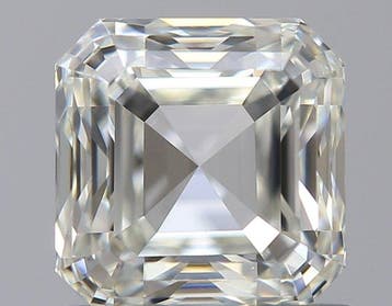 1 pcs Diamant (Natuurlijk) - 0.90 ct - Smaragd - K - VVS1 -, Nieuw