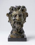 Chiurazzi - sculptuur, Fauno - 33 cm - Gips, Keramiek