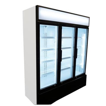 COMBISTEEL KOELKAST 3 GLASDEUREN - FCU-1200, Verzenden, Nieuw in verpakking