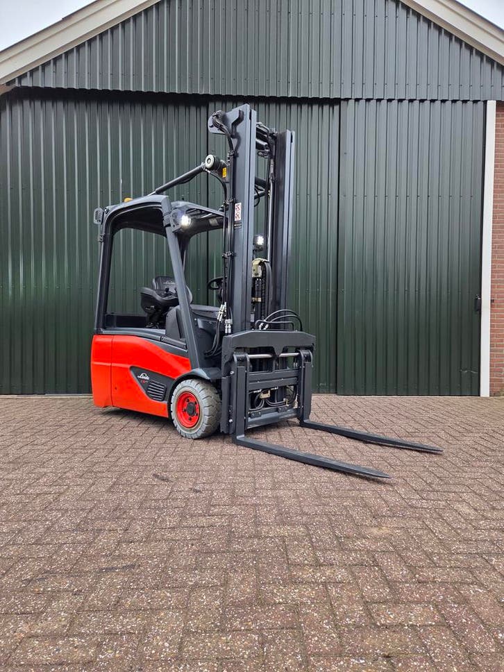 Linde E16 Elektrische Heftruck BJ 2017 Triplex Spreider, Zakelijke goederen, Machines en Bouw | Heftrucks en Intern transport
