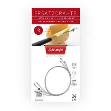 Triangle Reserve Draadsnijders voor Kaas – RVS – 24 cm, Ophalen of Verzenden, Nieuw