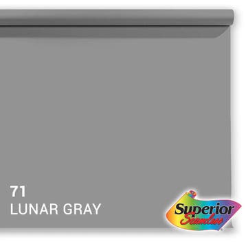 Superior Achtergrondpapier Lunar Gray 1.35m x 11m, Ophalen of Verzenden, Nieuw, Achtergrond