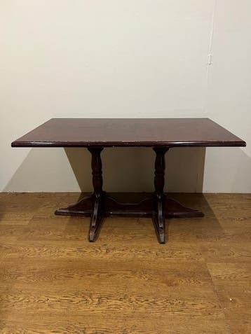 Gebruikte Tafel (140x80cm) - T1483 Vintage/Café, Ophalen, Nieuw