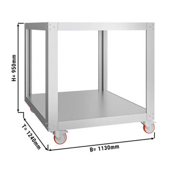 GGM Gastro | Onderstel - 1130x1240x(H)950mm | 43kg - RVS |, Verzenden, Nieuw in verpakking