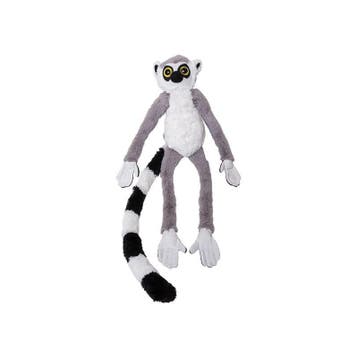 Ringstaart maki knuffel - pluche - 60 cm - aap - jungledier, Verzenden, Nieuw