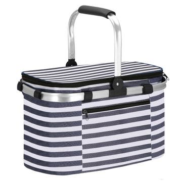 Koeltas | Koelbox | 28 Liter | 40 x 25 x 28 cm | Blauw/Wit, Ophalen of Verzenden