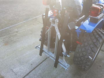 Kraffter 3-punts palletvork Gegalvaniseerd Light Duty
