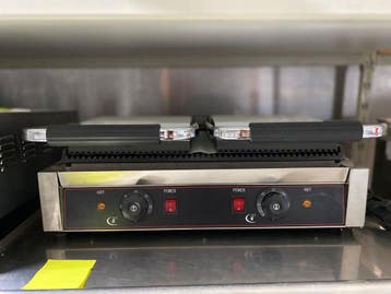 panini contact grill - 40x58x21 lxbxh, Ophalen of Verzenden, Gebruikt