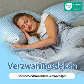 2dekans | Ella Verzwaringsdeken 7 kg - OEKO-TEX Katoen, Ophalen of Verzenden, Zo goed als nieuw